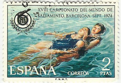 XVIII CAMPEONATO DEL MUNDO DE SALVAMENTO. BARCELONA SEPT. 1974