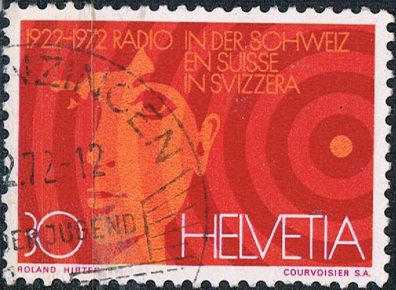 50º ANIV. DE LA RADIO SUIZA. Y&T Nº 897