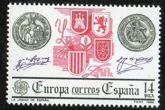 2657- XXIII serie Europa. La unidad de España.