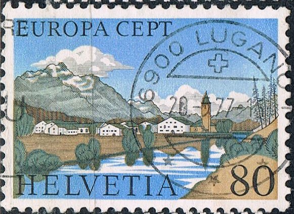 EUROPA 1977. SILS BASELGIA, ALTA ENGADINA. Y&T Nº 1025