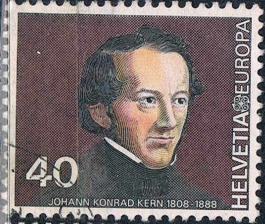 EUROPA 1980. JOHANN KONRAD KERN, POLÍTICO. Y&T Nº 1104