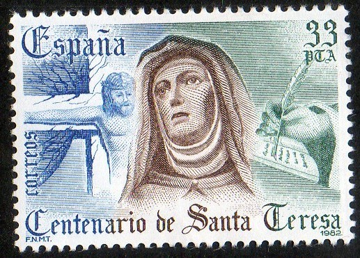 2674- IV centenario de la muerte de Santa Teresa de Ávila. 