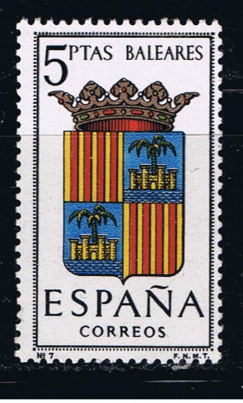 Edifil  1412  Escudos de Capitales de provincias españolas.  