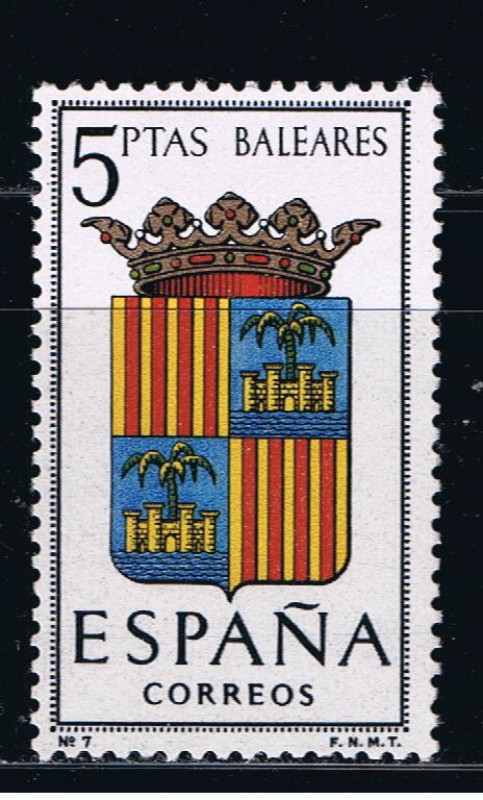 Edifil  1412  Escudos de Capitales de provincias españolas.  