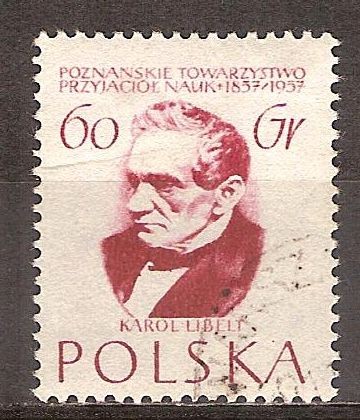 Centenario de Poznan Sociedad Científica. Karol Libelt (fundador).