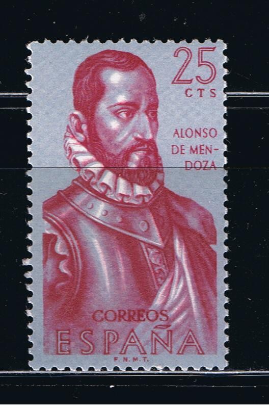 Edifil  1454  Forjadores de América.  ( Alonso de Mendoza. ( ? - 1552 ) 