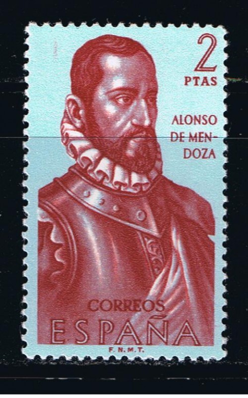 Edifil  1458  Forjadores de América.  ( Alonso de Mendoza. ( ? - 1552 ) 