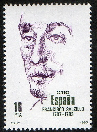 2705- Centenarios. Francisco  Salzillo ( 1707-1783 ).