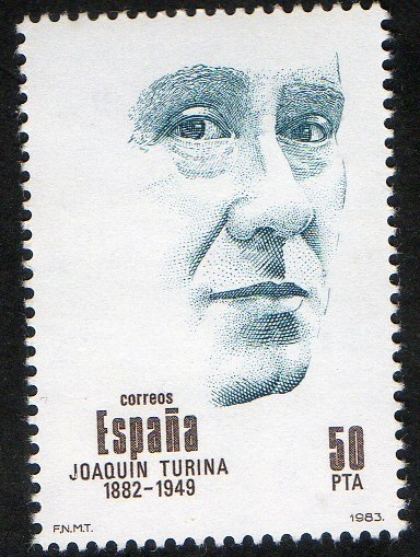 2707- Centenarios. Joaquín Turina ( 1882-1949 ).