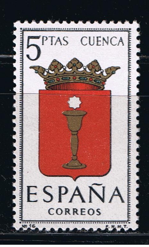 Edifil  1484  Escudos de las capitales de provincias españolas.  