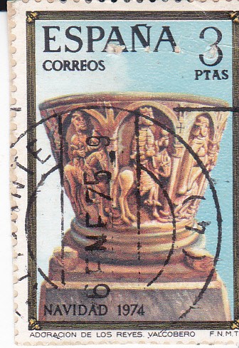 NAVIDAD- 1974- Adoración de los Reyes-Valcobero  (H)    