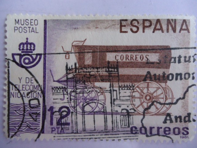 Museo Postal  y de Telecomunicación. Eurgón de Correo del Siglo XIX.-Ed: 2638