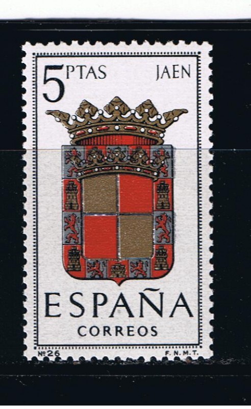 Edifil  1552  Escudos de las capitales de provincias españolas.  