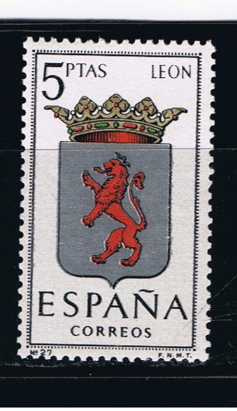 Edifil  1553  Escudos de las capitales de provincias españolas.  