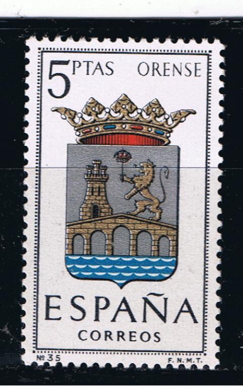 Edifil  1561  Escudos de las capitales de provincias españolas.  