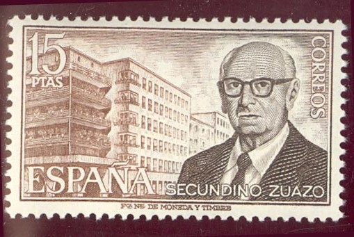 1975 Personajes Españoles. Secundino Zuazo - Edifil:2243