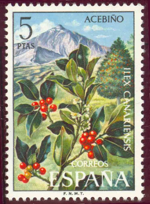 1973 Flora. Acebiño - Edifil:2123