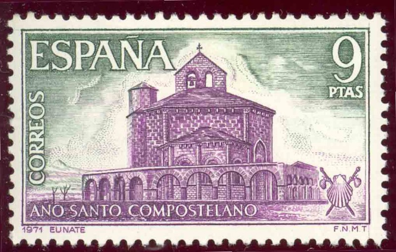 1971 Año Santo Compostelano. Igesia de Runate. Navarra. Edifi:2052