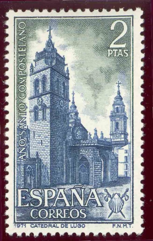 1971 Año Santo Compostelano. Catedral de Lugo. Edifi:2065