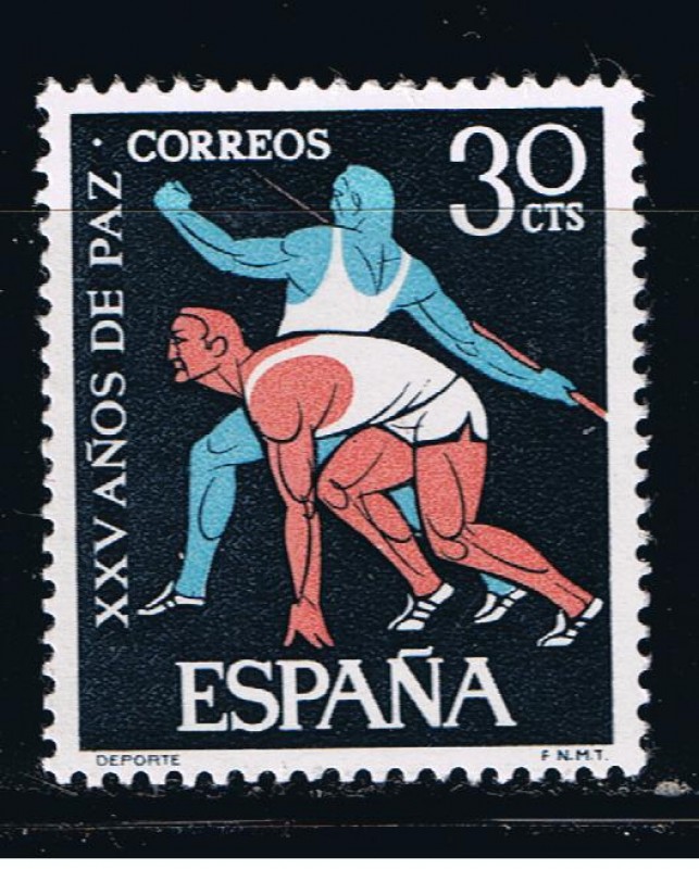 Edifil  1577  XXV años de Paz Española. 