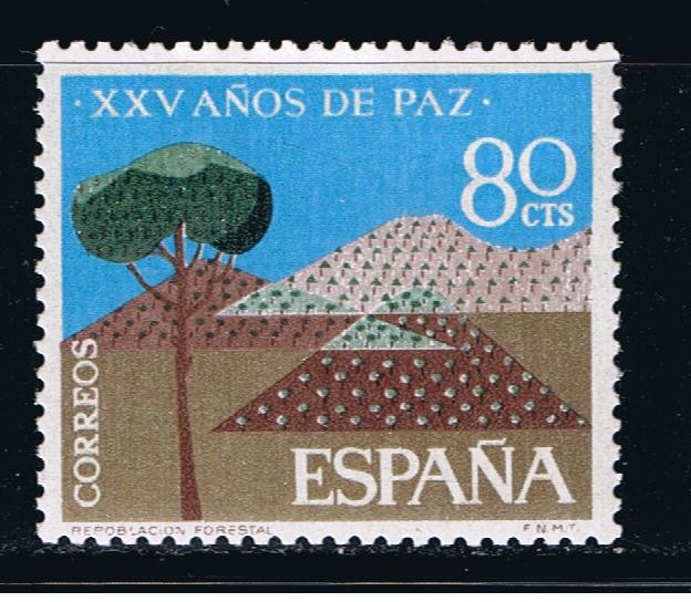 Edifil  1581  XXV años de Paz Española. 