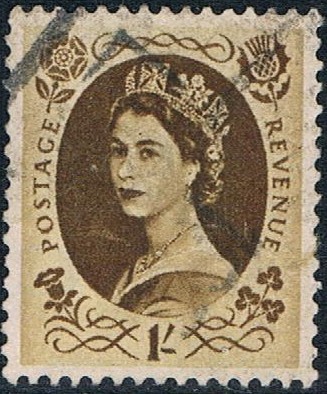 ISABEL II 1955-57 Y&T Nº 299