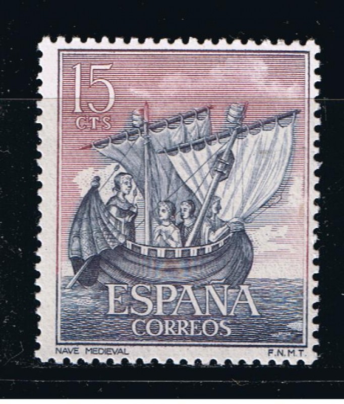 Edifil  1599  Homenaje a la Marina Española.  