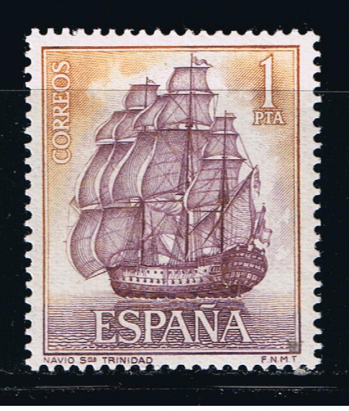 Edifil  1605  Homenaje a la Marina Española.  