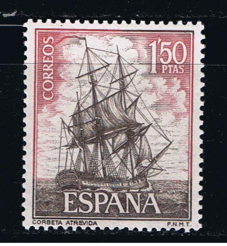 Edifil  1606  Homenaje a la Marina Española.  