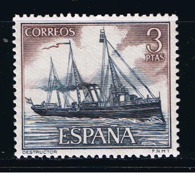 Edifil  1609  Homenaje a la Marina Española.  