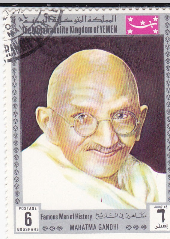 Hombres Famosos de la Historia-  MAHATMA GANDHI