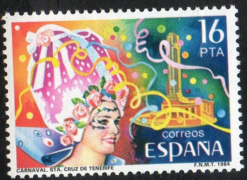 2744- Grandes fiestas populares españolas. Carnaval de Santa Cruz de Tenerife.