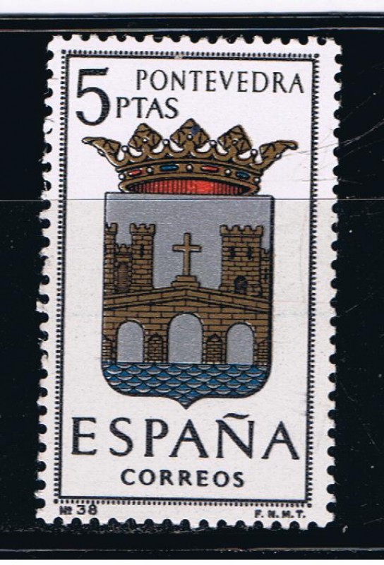 Edifil  1632  Escudos de las capitales de provincias españolas.  