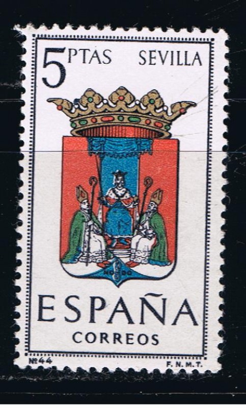 Edifil  1638  Escudos de las capitales de provincias españolas.  