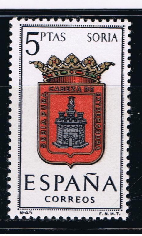 Edifil  1639  Escudos de las capitales de provincias españolas.  