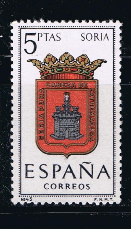 Edifil  1639  Escudos de las capitales de provincias españolas.  