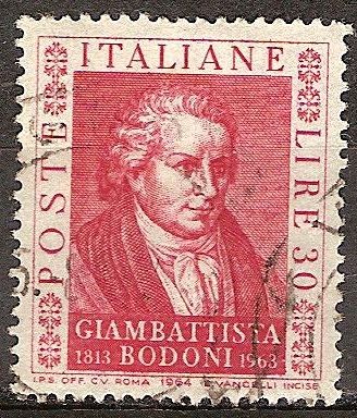 150a Aniv muerte (1813-1963) de Giambattista Bodoni. 