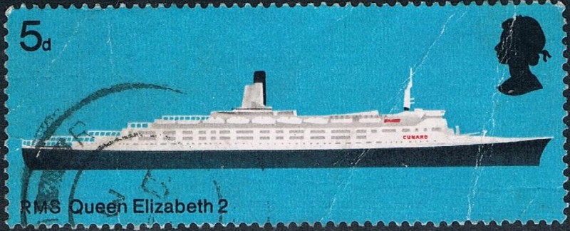 BARCOS CÉLEBRES. QUEEN ELISABETH II. Y&T Nº 549