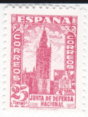 JUNTA DE DEFENSA NACIONAL - Giralda de Sevilla    (I)