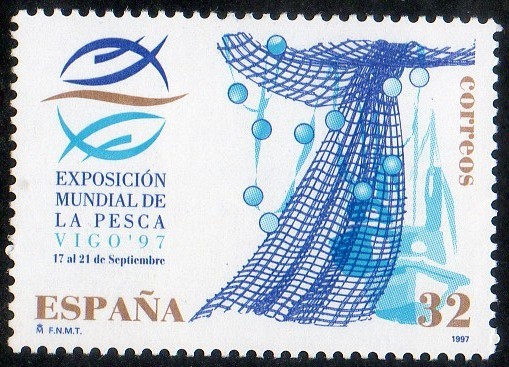 3504- Exposición Mundial de la Pesca. Logotipo.