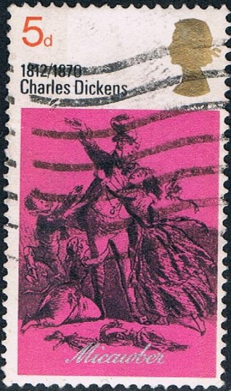 CENT. DE LA MUERTE DE CHARLES DICKENS. MICAWBER. Y&T Nº 592