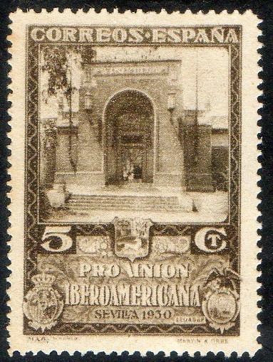 568-  Pro Unión Iberoamericana. Pabellón de Venecuela.