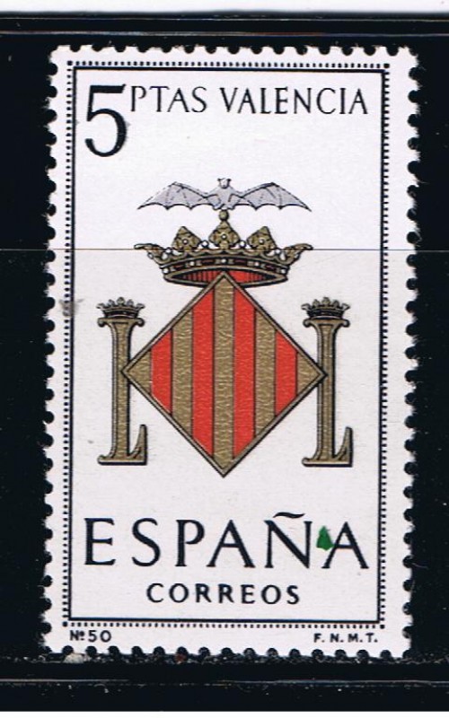 Edifil  1697  Escudos de las capitales de provincia españolas y de España.  