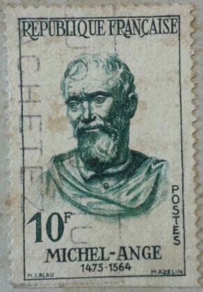 michel-ange 1475-1564 republique francaise 1957