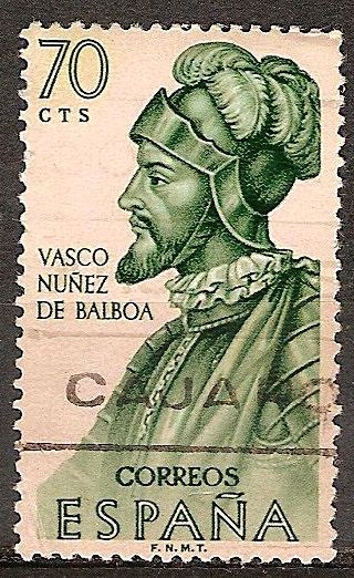 Exploradores y colonizadores (Vasco Nuñez de Balboa).