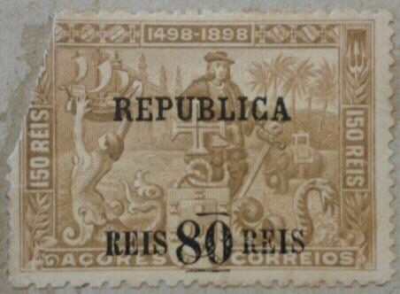 republica acores 150 reis 1498 1898