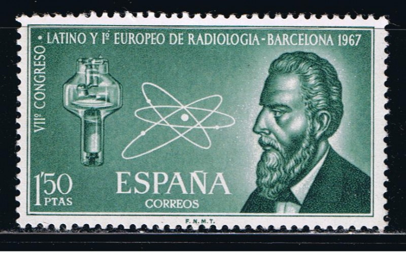 Edifil  1790  VIII Congreso Latino y I Euro-pero de Radiología en Barcelona.  