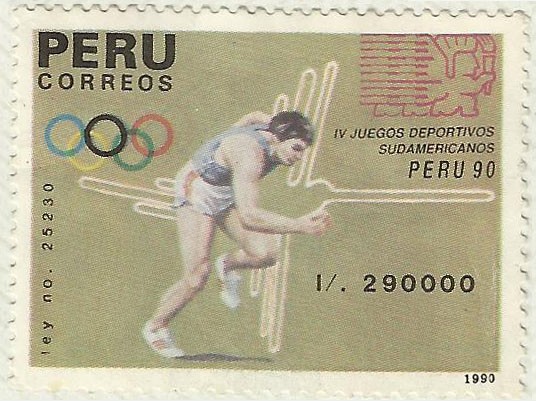 IV JUEGOS DEPORTIVOS SUDAMERICANOS - PERU 90