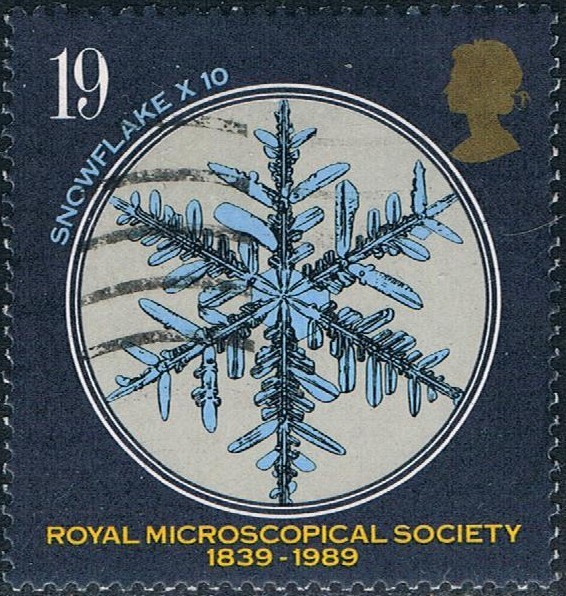 150 ANIV DE LA SOCIEDAD DE MICROSCOPIA. CRISTAL DE NIEVE. M 1218