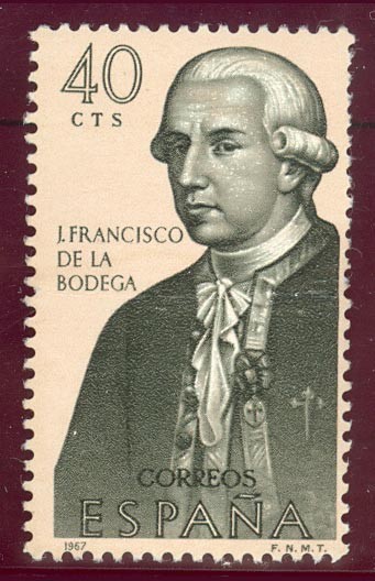 1967 Forjadores de América. Francisco de la Bodega - Edifil:1819